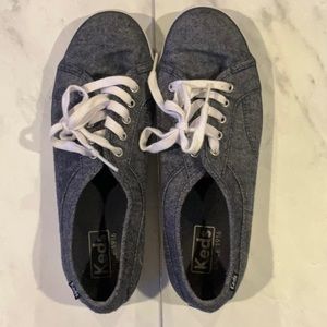 Women KEDS Coursa Chambray Navy Sneakers